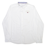 NAPAPIJRI Womens Plain Shirt White Long Sleeve L
