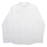 NAPAPIJRI Womens Plain Shirt White Long Sleeve L