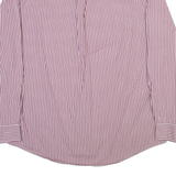 TOMMY HILFIGER Mens Shirt Red Striped Long Sleeve XL