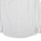 PIERRE MARTIN Mens Plain Shirt White Long Sleeve XL