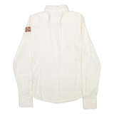 NAPAPIJRI Womens Plain Shirt Beige Long Sleeve XS