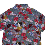 BRAVE SOUL Mens Shirt Grey Floral L
