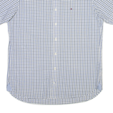 TOMMY HILFIGER Mens Shirt White Check S