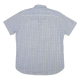 TOMMY HILFIGER Mens Shirt White Check S