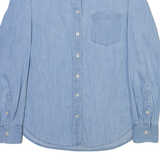GAP Womens Denim Shirt Blue Long Sleeve XS