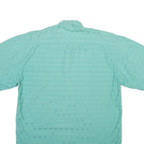 Mens Shirt Green Geometric M