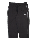 PUMA Mens Track Pants Black Tapered M W30 L30