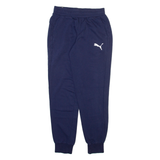 PUMA Mens Joggers Blue Tapered S W26 L30