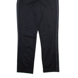 ADIDAS Mens Track Pants Black Straight L W26 L30