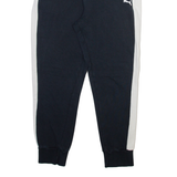PUMA Womens Joggers Black Tapered XL W32 L27