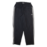 ADIDAS Mens Track Pants Black Straight L W29 L29