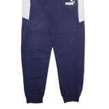 PUMA Womens Joggers Blue Tapered S W26 L29