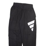 ADIDAS Mens Joggers Black Tapered S W26 L29