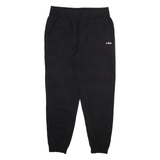 FILA Mens Joggers Black Tapered L W31 L28