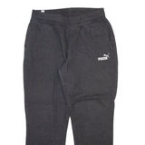 PUMA Mens Joggers Grey Tapered M W30 L27