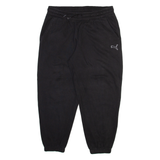 PUMA Mens Joggers Black Tapered L W32 L26