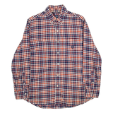CHAPS Mens Shirt Blue Check Long Sleeve M
