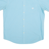 CHAPS Custom Fit Mens Plain Shirt Blue L
