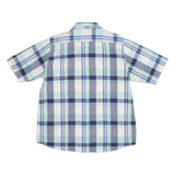 WRANGLER Mens Shirt Blue Check XL