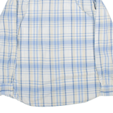NAUTICA Mens Shirt Blue Check Long Sleeve L