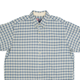 CHAPS Mens Shirt Blue Check XL