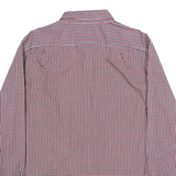 NAUTICA Mens Shirt Red Gingham Long Sleeve XL