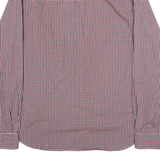 NAUTICA Mens Shirt Red Gingham Long Sleeve XL