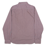 NAUTICA Mens Shirt Red Gingham Long Sleeve XL