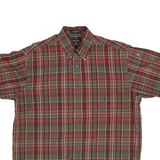 NAUTICA Mens Shirt Green Check M