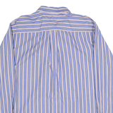 TOMMY HILFIGER Heritage Poplin Mens Shirt Blue Striped Long Sleeve XL