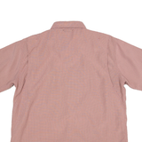 K-TECH Mesh Lined Mens Shirt Pink Striped S