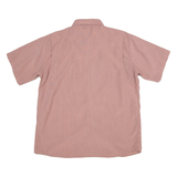 K-TECH Mesh Lined Mens Shirt Pink Striped S