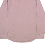 TOMMY HILFIGER Slim Fit Mens Shirt Red Striped Long Sleeve XL