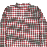 CHAPS Mens Shirt Red Check Long Sleeve L