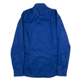 DKNY Mens Plain Shirt Blue Long Sleeve M