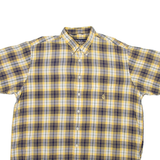 NAUTICA Mens Shirt Yellow Check XL