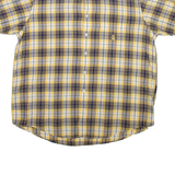 NAUTICA Mens Shirt Yellow Check XL