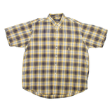 NAUTICA Mens Shirt Yellow Check XL