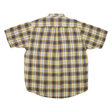 NAUTICA Mens Shirt Yellow Check XL