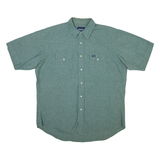 WRANGLER Mens Plain Shirt Green L