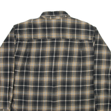WOOLRICH Mens Shirt Grey Check Long Sleeve XL