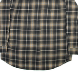 WOOLRICH Mens Shirt Grey Check Long Sleeve XL