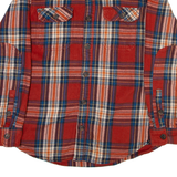COLIN'S Mens Shirt Red Check Long Sleeve M