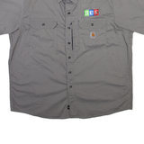 CARHARTT BCS Mens Plain Shirt Grey 2XL