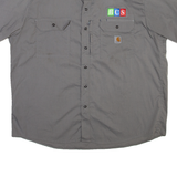 CARHARTT BCS Mens Plain Shirt Grey 2XL