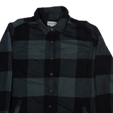 CARHARTT Womens Lumberjack Shirt Grey Check Long Sleeve L