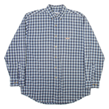 CARHARTT Mens Shirt Blue Check Long Sleeve M