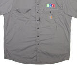 CARHARTT BCS Mens Plain Shirt Grey 2XL