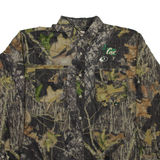 MOSSY OAK Cox Mens Shirt Brown Camouflage Long Sleeve XL