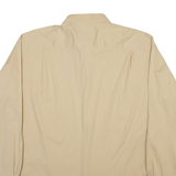 TOMMY HILFIGER Mens Plain Shirt Brown Long Sleeve L